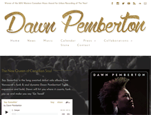 Tablet Screenshot of dawnpemberton.ca